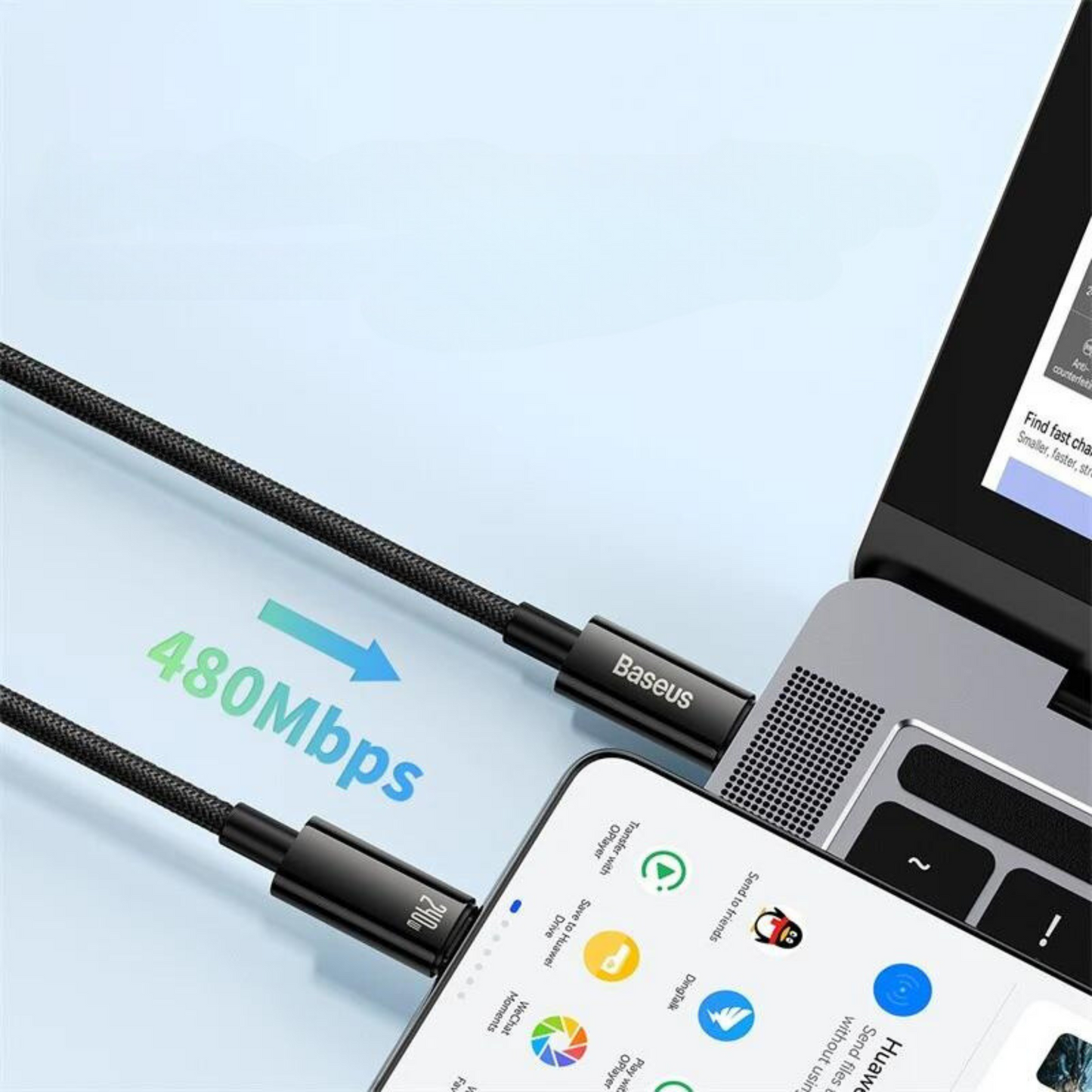 Cabo USB Tipo-C Baseus