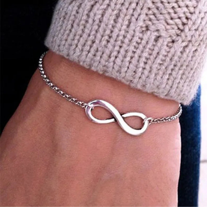 Pulseira 8 infinito para homens e mulheres