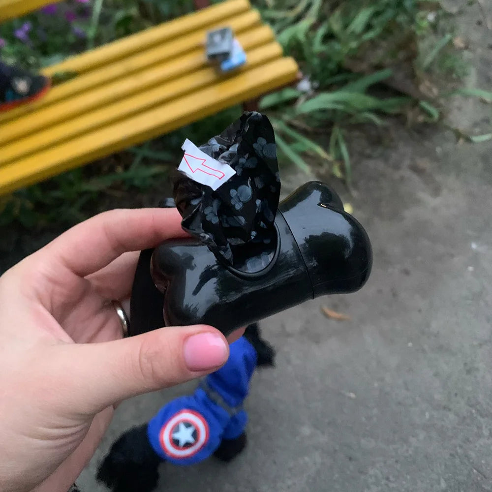 Dispenser de Saco Plástico em Formato de Osso