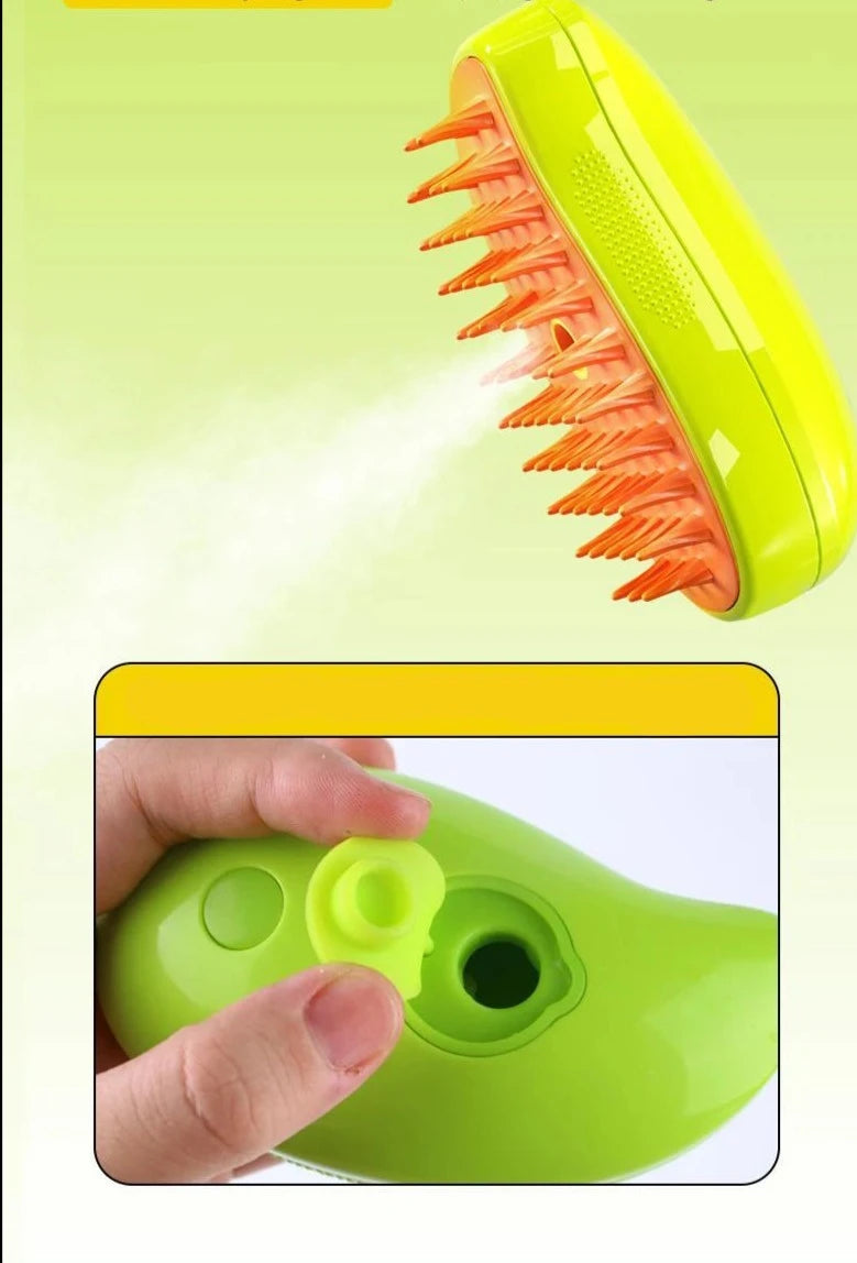 Escova para Limpeza e Massagem com Vaporizador
