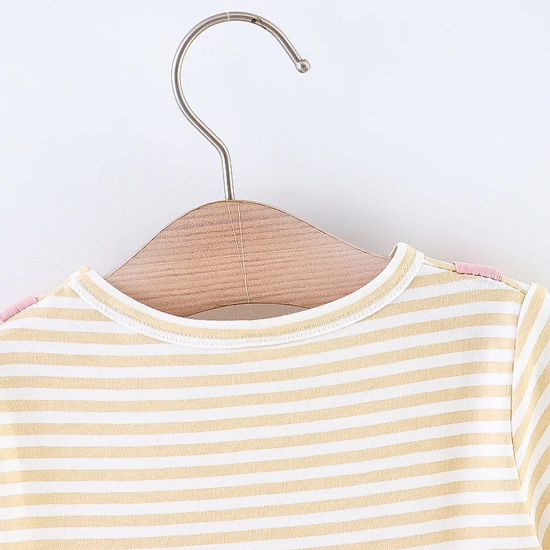 Vestido Infantil Coelhinho com Listras