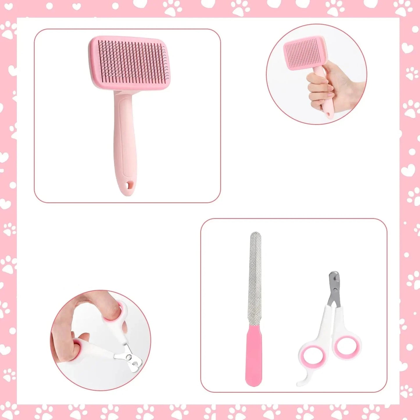 Kit Higiene para Pet com 8 Peças