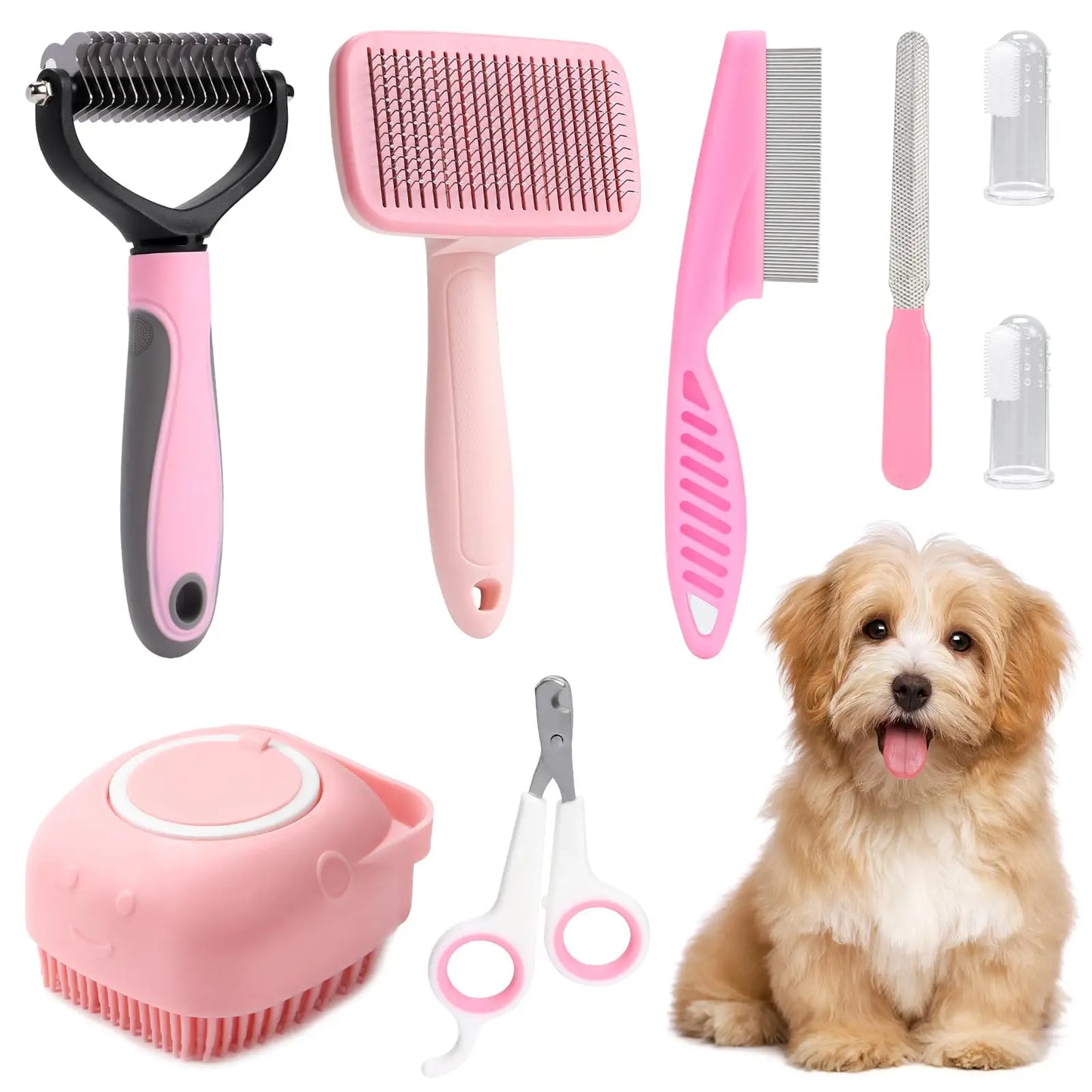 Kit Higiene para Pet com 8 Peças