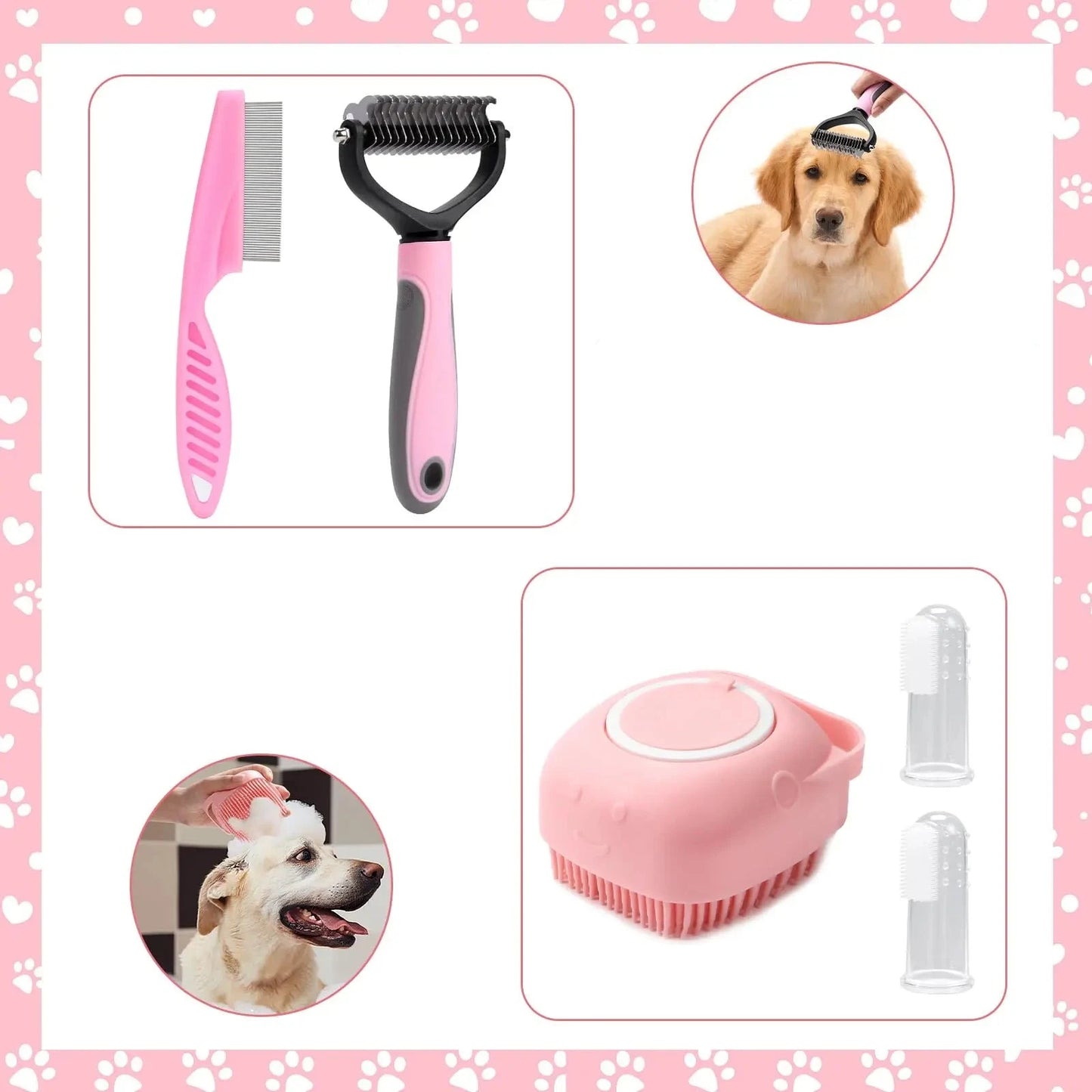 Kit Higiene para Pet com 8 Peças