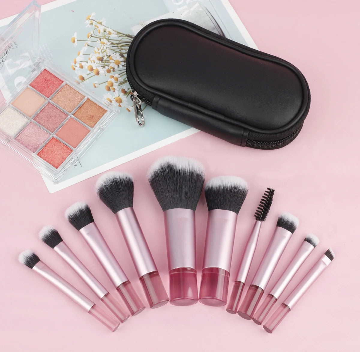 Professional Mini RT Maquiagem Brush Set, Pó, Sombra, Fundação, Blush, Blende