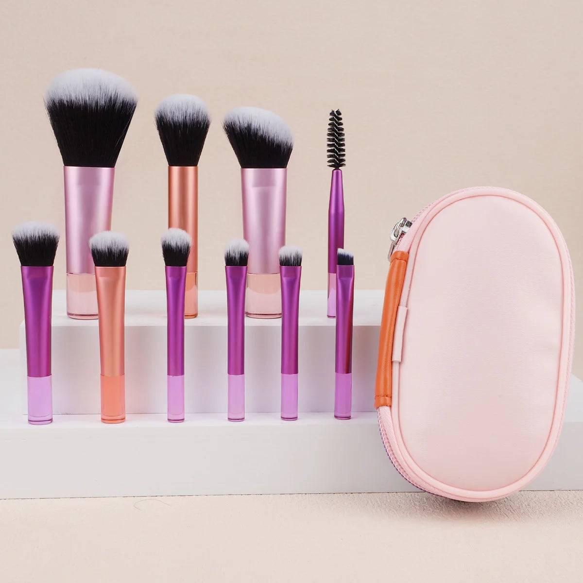 Professional Mini RT Maquiagem Brush Set, Pó, Sombra, Fundação, Blush, Blende
