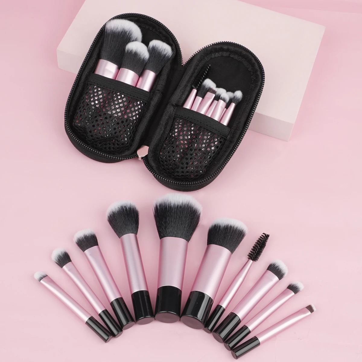 Professional Mini RT Maquiagem Brush Set, Pó, Sombra, Fundação, Blush, Blende