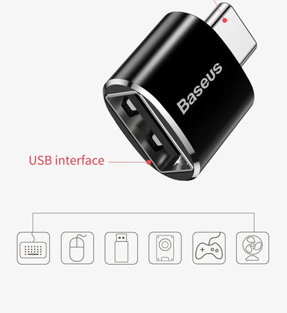 Adaptador USB Tipo-C Baseus