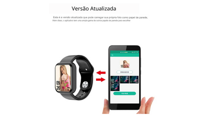 Y68 Relógio Inteligente para Homens e Mulheres, D20 Smartwatch, Relógio Eletrico.